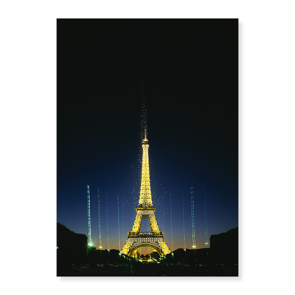 Art Print (Unframed), Tower lit up at night by Panoramic Images, 16" x 20"