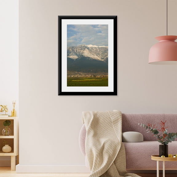 Art Print (Unframed), Town at mountainside by Panoramic Images, 18" x 24"
