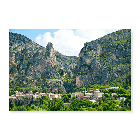 Art Print (Unframed), Village at mountainside by Panoramic Images, 18" x 24"