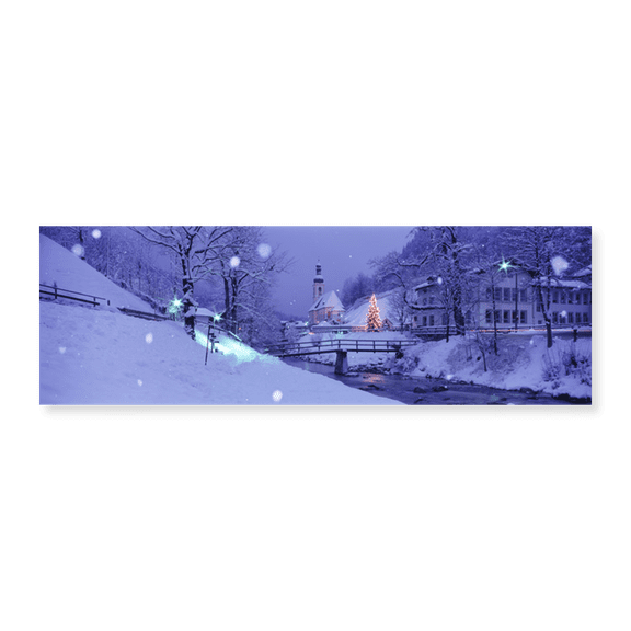 Art Print (Unframed), Winter Ramsau Germany by Panoramic Images, 24" x 8"