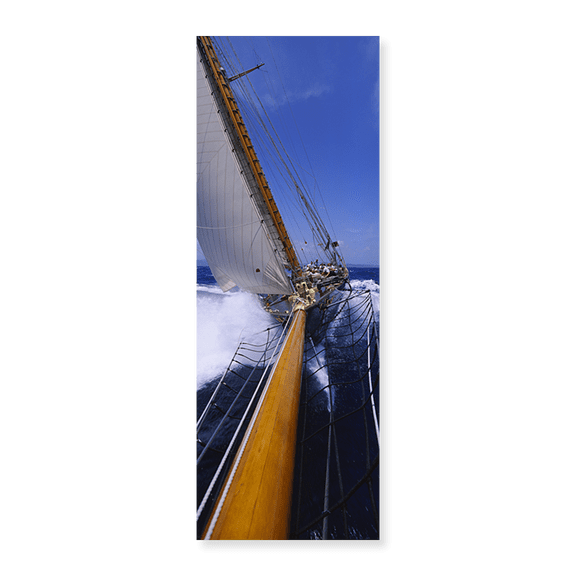 Art Print (Unframed), Yacht Mast Caribbean by Panoramic Images, 24" x 8"