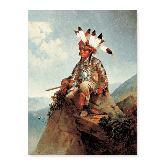 Art Print (Unframed), Young Chief by John Mix Stanley, 18" x 24"