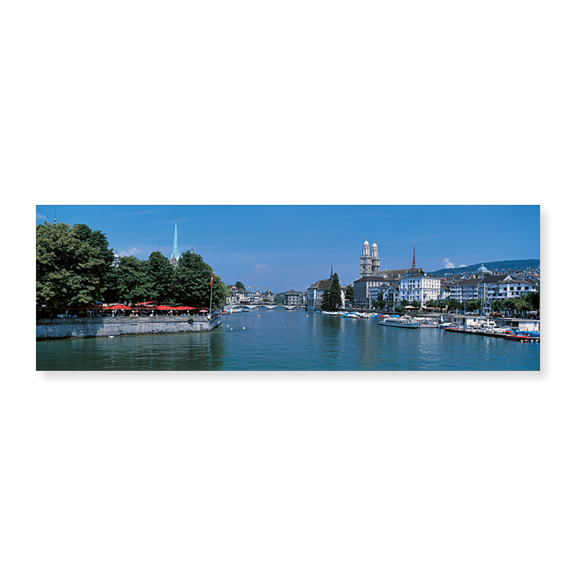 Art Print (Unframed), Zurich Switzerland by Panoramic Images, 24" x 8"
