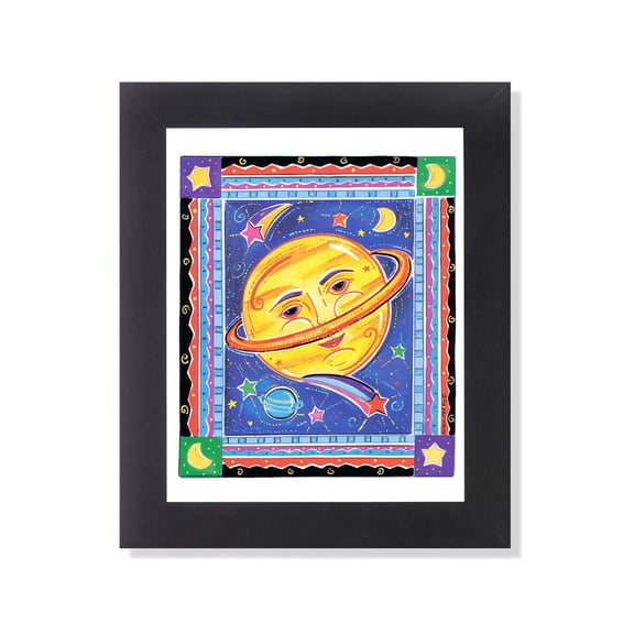 Art Prints Inc Celestial Planet Fantasy Kids Room Wall Picture Framed Art Print