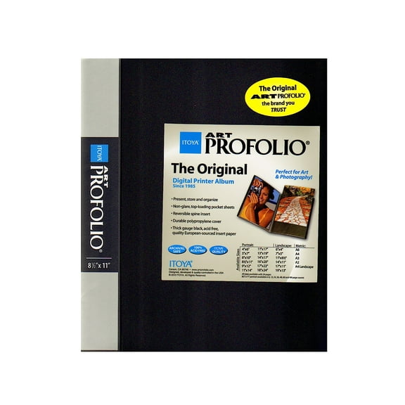 Art Profolio Storage/Display Book 8 1/2 in. x 11 in., 36 (pack of 2)