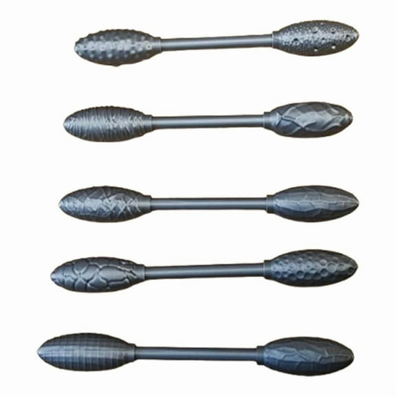Art Project Texture Tool Set, 5 Piece Oval Pattern Roller Kit, DIY Crafts Model Sticks 5PCS