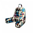 thumbnail image 1 of Art Reading Pillow Cover, Abstract Awakening Modernized Classic Houndstooth in Colorful Design Art Illustration, Unstuffed Printed Bed Rest Case from Soft Fabric, Small, Multicolor, by Ambesonne, 1 of 4