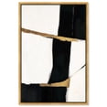 thumbnail image 1 of Nexus Counterbalance II Canvas Black and Gold Art by Art Remedy, Gold Frame, 16 x 24, 1 of 7