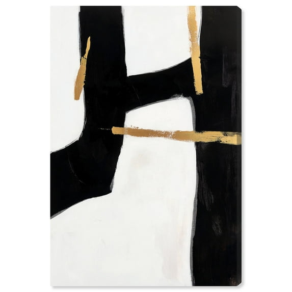 Art Remedy Black and White Art Canvas, 36" x 54", Gallery Wrapped, Urban Grid I