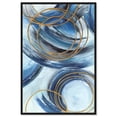 thumbnail image 1 of Art Remedy Blue Paintings Canvas, 16" x 24", Black Frame, Golden Riviera, 1 of 7