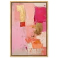 thumbnail image 1 of Art Remedy Blush Abstracts Canvas, 30" x 45", Gold Frame, Petal Patchwork I, 1 of 7