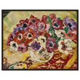 thumbnail image 1 of Art Remedy Classic Florals Canvas, 36" x 30", Black Frame, Louis Valtat Bouquet, 1 of 7