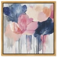 thumbnail image 1 of Art Remedy Colorful Abstracts Canvas, 40" x 40", Gold Frame, Petal Tears II, 1 of 7