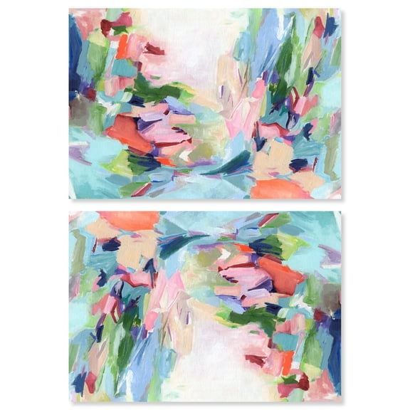 Art Remedy Contemporary Modern Canvas, 30" x 20", Gallery Wrapped, Infinite Love Set