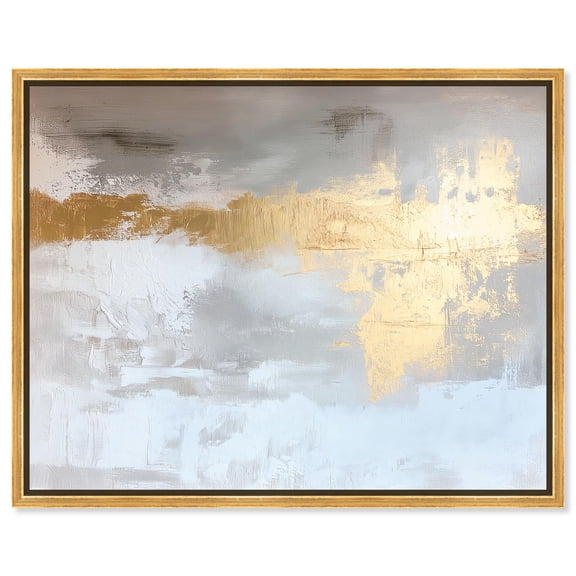 Art Remedy Earthy Abstracts Canvas, 20" x 16", Gold Frame, Golden Glaze I