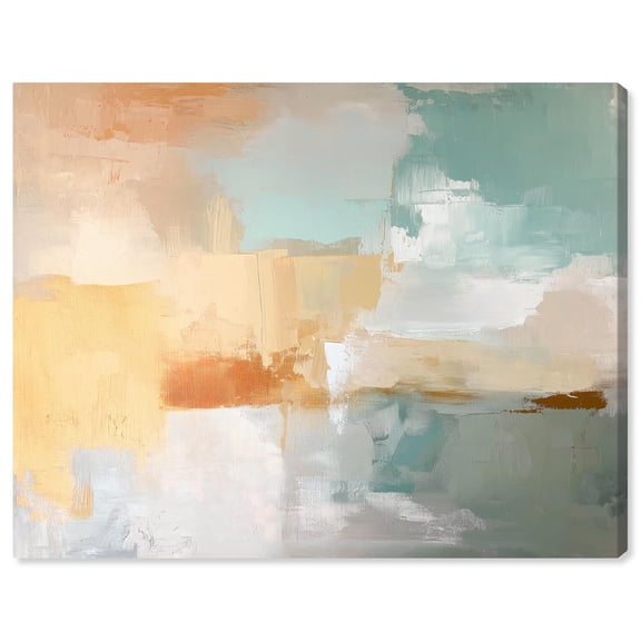 Art Remedy Earthy Abstracts Canvas, 24" x 20", Gallery Wrapped, Muted Melody II