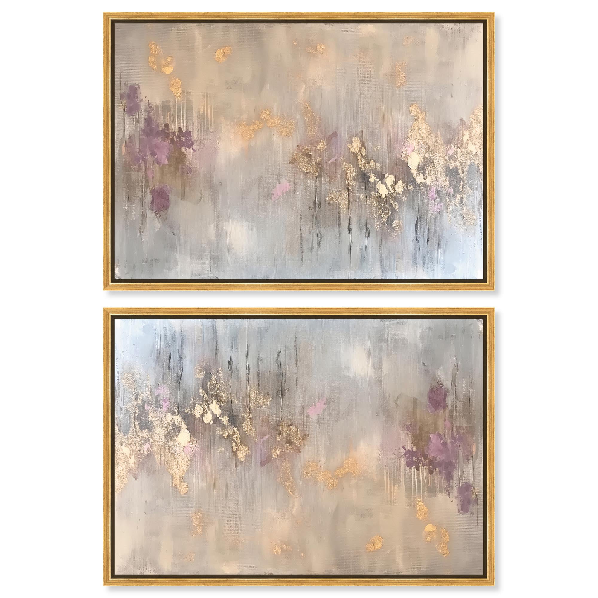 Art Remedy Elegant Florals Canvas, 30" x 20", Gold Frame, Sienna Gilded ...