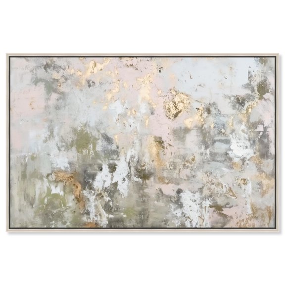 Art Remedy Elegant Glam Art Canvas, 30" x 20", Silver Frame, Decay in Color