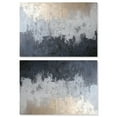 thumbnail image 1 of Art Remedy Elegant Modern Art Canvas, 54" x 36", Gallery Wrapped, Silvered Layers Set, 1 of 5