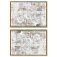 thumbnail image 1 of Art Remedy Expressionism Abstract Canvas, 54" x 36", Gold Frame, Very Likely Set, 1 of 5