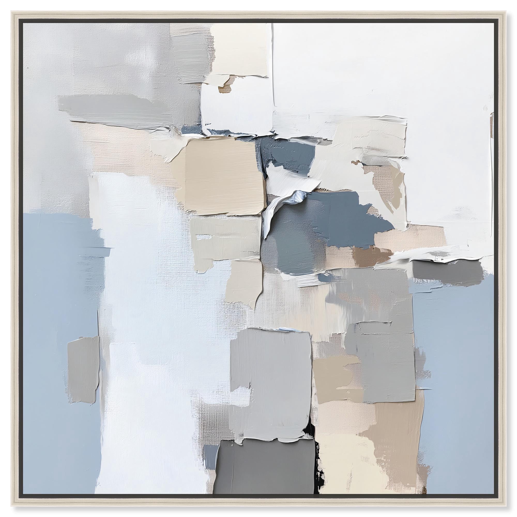 Art Remedy Faded Blue Abstract Canvas, 12