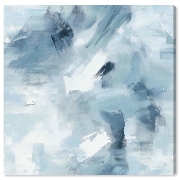 Arctic Slumber I Canvas Pastel Blue Hues by Art Remedy, Gallery Wrapped, 16 x 16