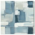 thumbnail image 1 of Art Remedy Faded Blue Abstract Canvas, 20" x 20", Gallery Wrapped, Deconstructed Blue II, 1 of 7