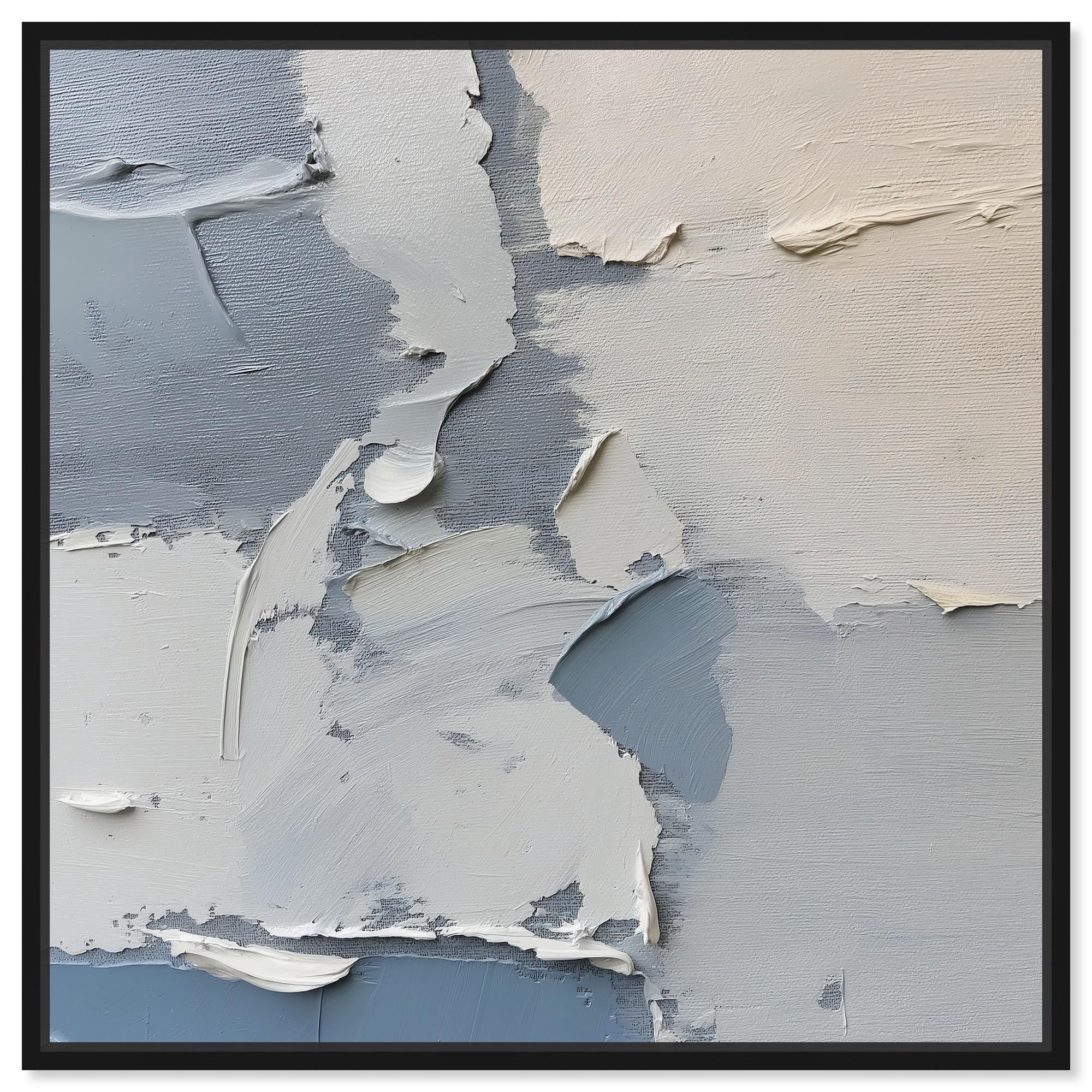 Art Remedy Faded Blue Abstract Canvas, 24