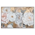 thumbnail image 1 of Art Remedy Flower Art Canvas, 54" x 36", White Frame, Romantic Hues III, 1 of 7