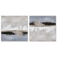 thumbnail image 1 of Art Remedy Minimalism Abstract Canvas, 20" x 20", Gallery Wrapped, Graphite Depth II Set, 1 of 5