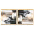 thumbnail image 1 of Art Remedy Minimalism Abstract Canvas, 20" x 20", Gold Frame, Tonal Mirage I 40x40 NB Set, 1 of 5