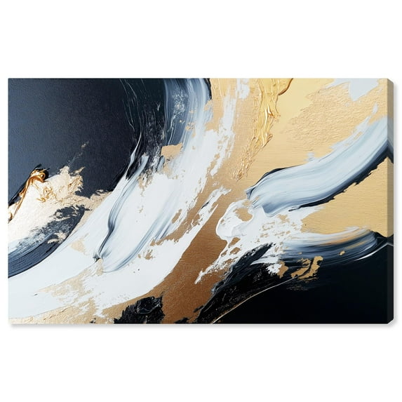 Art Remedy Minimalist Abstract Canvas, 15" x 10", Gallery Wrapped, Forces II