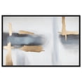 thumbnail image 1 of Art Remedy Minimalist Abstract Canvas, 24" x 16", Black Frame, Visual Gold Vortex I, 1 of 7