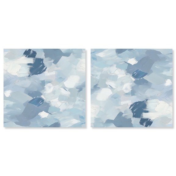 Art Remedy Modern Abstracts Canvas, 24" x 24", Gallery Wrapped, Where Clouds Gather III Set
