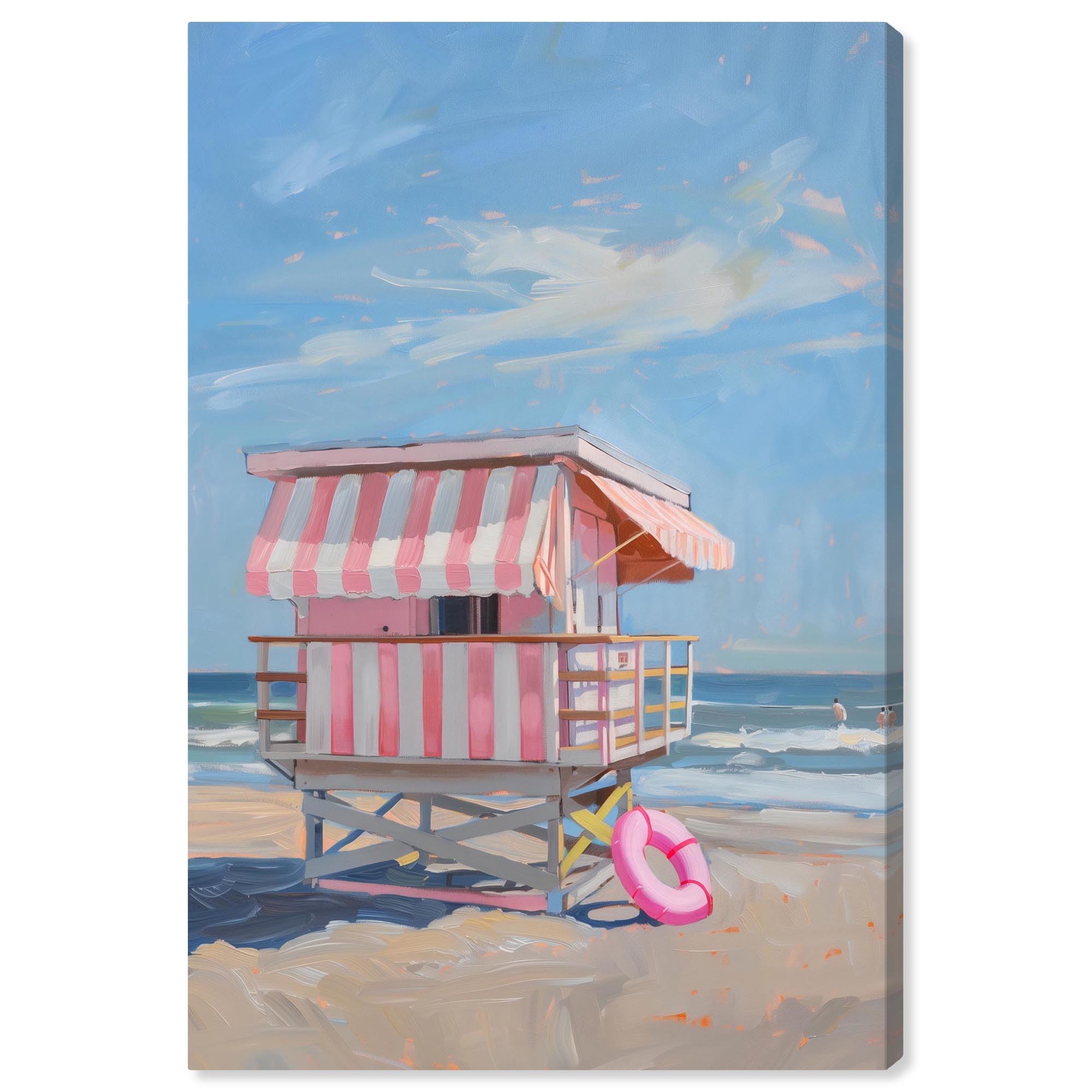 Art Remedy Modern Coastal Print Canvas, 30" x 45", Gallery Wrapped ...