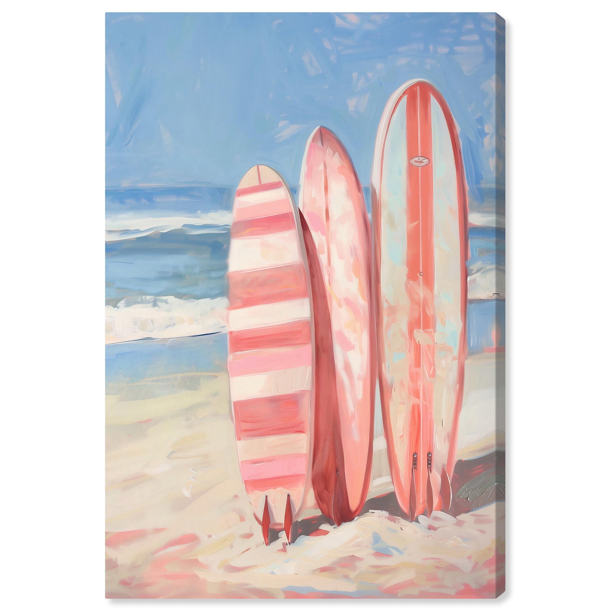 Art Remedy Modern Coastal Print Canvas, 30" x 45", Gallery Wrapped ...