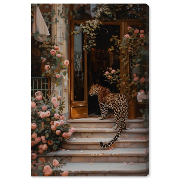 Art Remedy Modern Tiger Art Canvas, 24" x 36", Gallery Wrapped, Cheetah at the Store