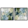 thumbnail image 1 of Art Remedy Modern Trendy Art Canvas, 40" x 40", Black Frame, Minted Brush Set, 1 of 5