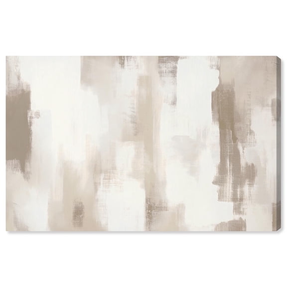 Art Remedy Neutral Abstracts Canvas, 24" x 16", Gallery Wrapped, Winter Mist II