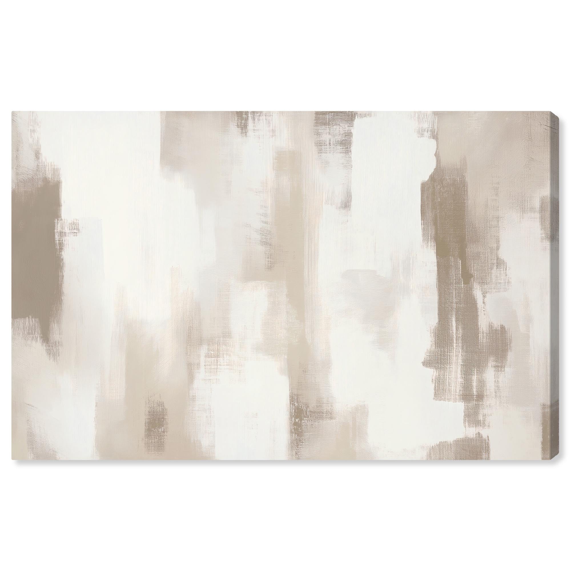Art Remedy Neutral Abstracts Canvas, 45" x 30", Gallery Wrapped, Winter Mist II