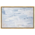 thumbnail image 1 of Art Remedy Neutral Abstracts Canvas, 45" x 30", Gold Frame, Frozen in Time II, 1 of 7