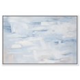 thumbnail image 1 of Art Remedy Neutral Abstracts Canvas, 54" x 36", White Frame, Frozen in Time II, 1 of 7