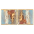 thumbnail image 1 of Art Remedy Warm Boho Abstracts Canvas, 24" x 24", Gold Frame, Canyon Colors II Set, 1 of 5