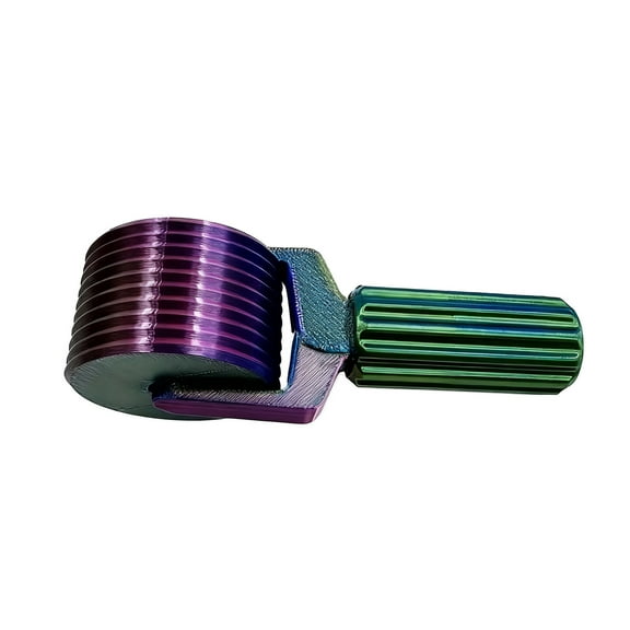 Art Roller DIY Craft for Rhinestone Embroidery Easy Grip Hand Roller Detachable Painting Tool for Projects, 4.13x1.10 in, Purple