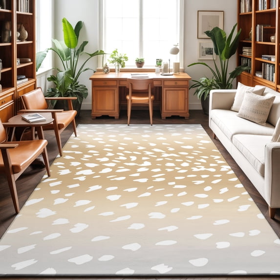 Large Rug Sofa Art Sand Beige 8'x10' Large Area Rug for Living Room Sectional Sofa ...