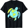thumbnail image 1 of Art Save the Planet Sea Turtle Earth Day 2024 T-Shirt, 1 of 4