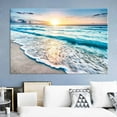 thumbnail image 1 of Art Sea Large Canvas Prints Wall Art Ocean Beach Frameless Pictures Paintings For Living Room Bedroom Home Decorations（20*30cm）, 1 of 4