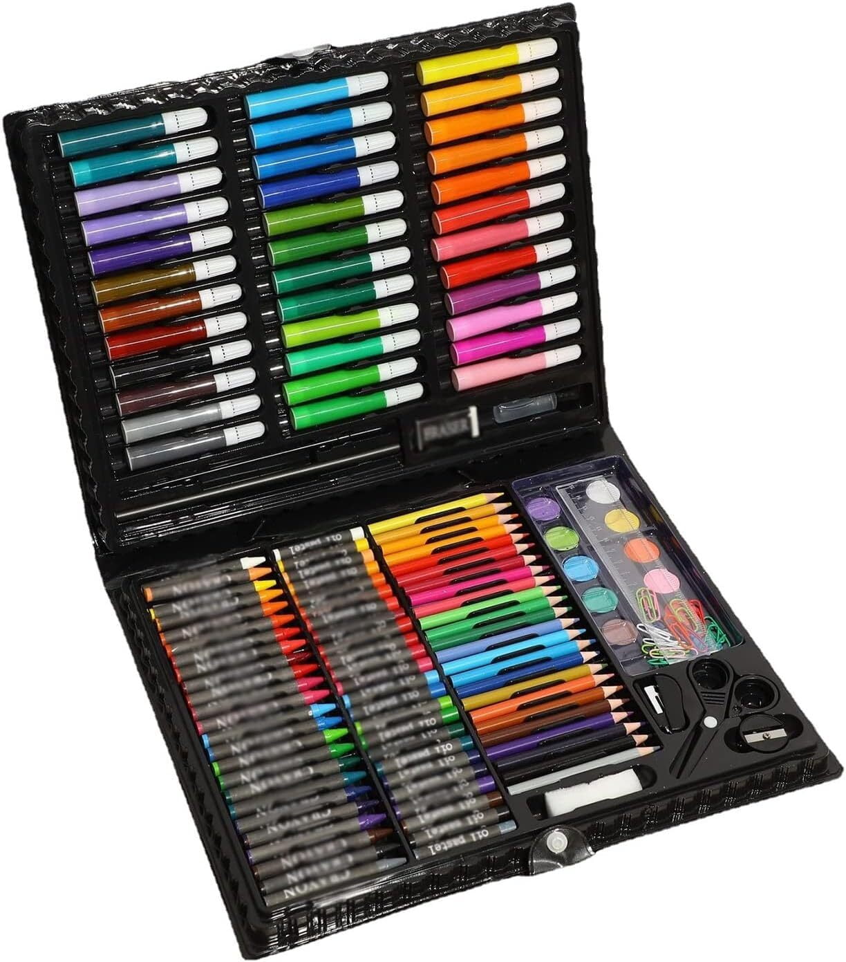 Art Set, LQQBOX Art Supplies Drawing Painting Kit Includes Oil Pastels ...