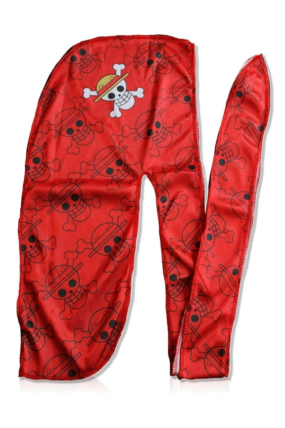 Silky 360 Wave Durag, Smooth Silk Fabric, Red