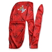 Crown Limited Supply Silky 360 Wave Durag, Smooth Silk Fabric, Red